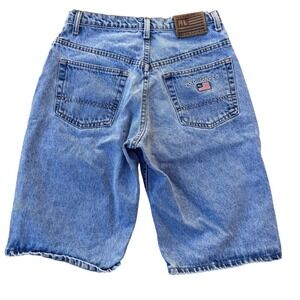 Polo Jeans Ralph Lauren Mens 30 Vintage Light Wash Denim Shorts Jorts 90s RL USA